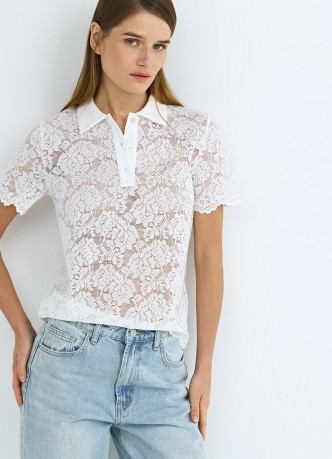 Поло из кружева