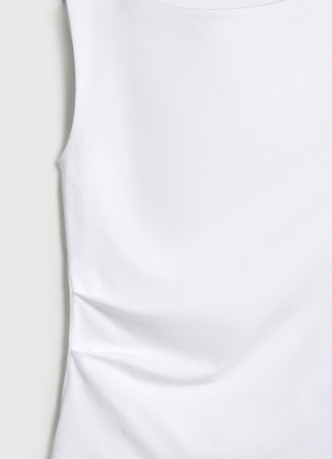 Асимметричный топ без рукавов