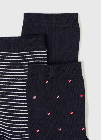 Высокие носки в рубчик, 3 пары