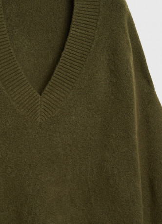 Джемпер из мягкой пряжи с шерстью