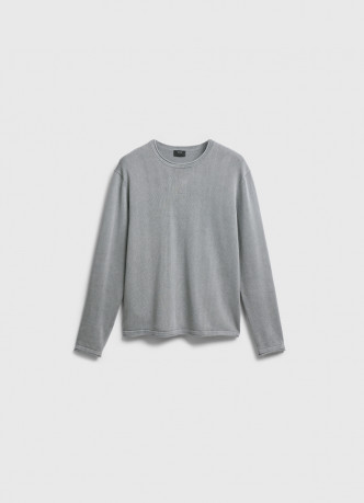 Джемпер с эффектом стирки