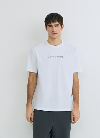 Футболка с текстовым принтом