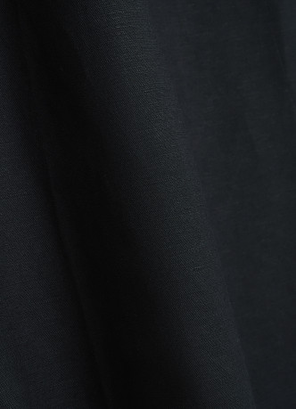 Льняное платье на широких бретелях