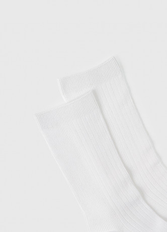 Носки в рубчик с содержанием вискозы