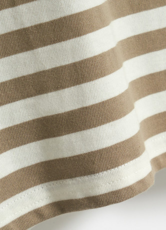 Поло в полоску с вышивкой для мальчиков