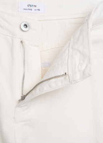 Джинсовые шорты-бермуды для девочек