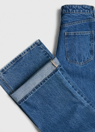 Широкие джинсы с высокой посадкой