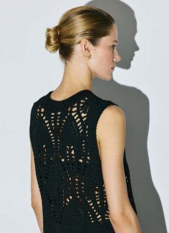 Топ кроше с бахрмой