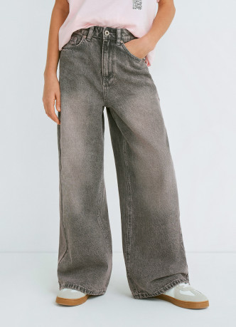 Джинсы Loose Wide с тинтом для девочек