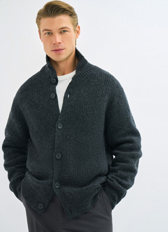 Кардиган с содержанием шерсти