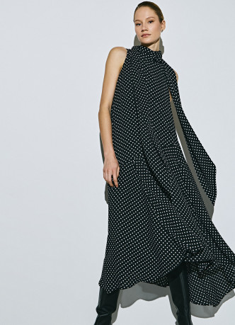 Шифоновое принтованное платье