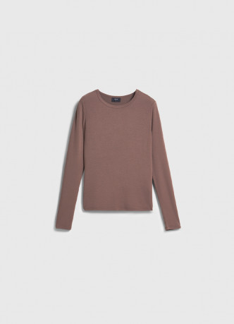 Лонгслив с содержанием модала и шёлка