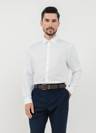 Рубашка Shaped Fit из жаккарда