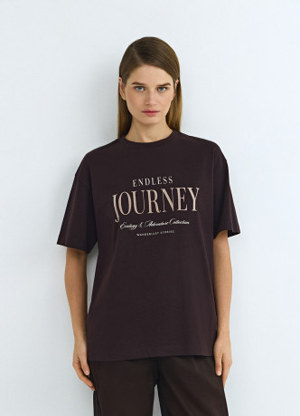 Футболка с принтом