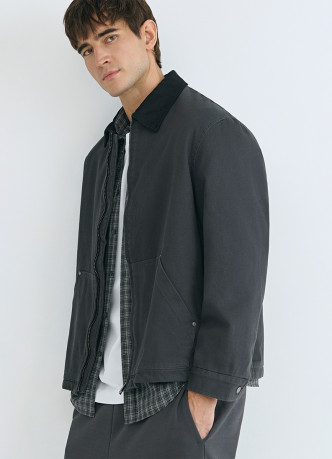 Утеплённая куртка из канваса