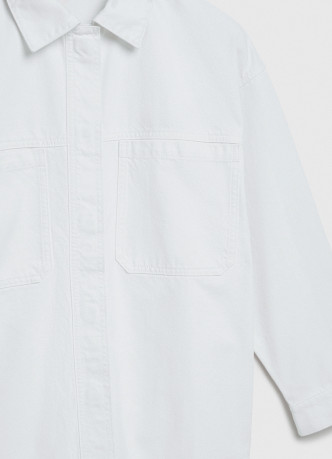 Куртка-рубашка из денима