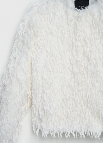 Укороченный фактурный жакет