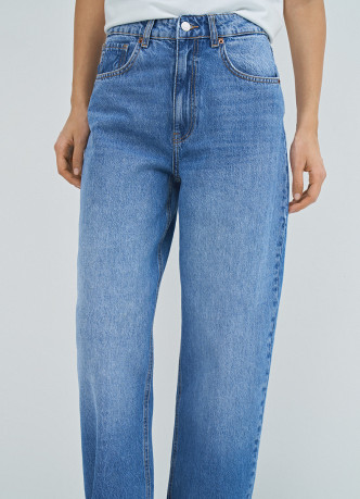 Джинсы Barrel с высокой посадкой