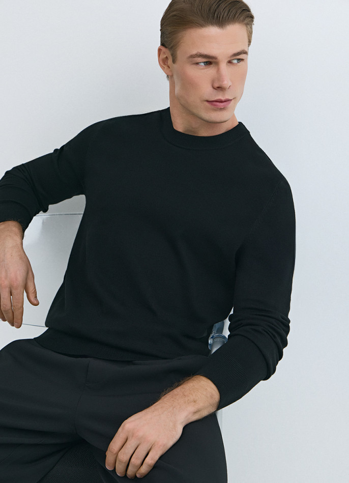 Базовый джемпер из пряжи с вискозой