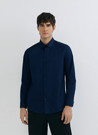 Рубашка из структурной ткани