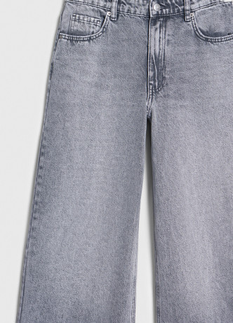 Ультраширокие джинсы с высокой посадкой