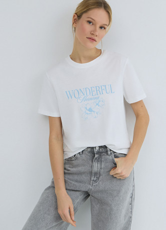 Футболка с принтом