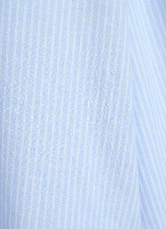 Рубашка в полоску из смесового льна