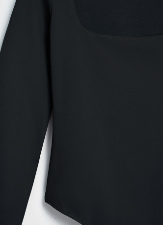 Боди с длинным рукавом