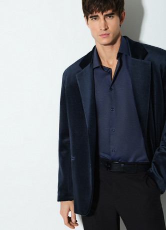 Рубашка из структурной ткани