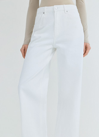 Джинсы Wide leg с высокой посадкой