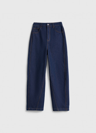 Джинсы Barrel с высокой посадкой