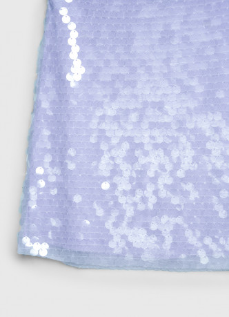 Мини-юбка с пайетками для девочек