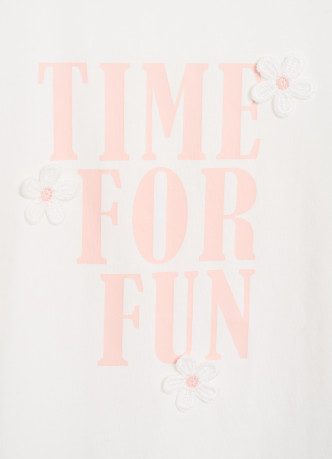 Футболка с принтом для девочек