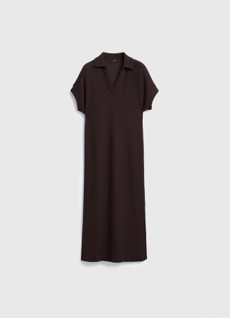 Платье-поло из полотна кроше