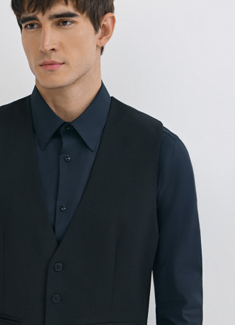 Жилет из структурной ткани