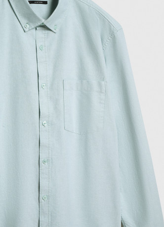 Рубашка из ткани оксфорд