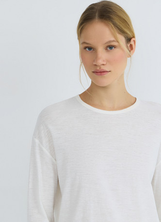 Лонгслив из структурной ткани