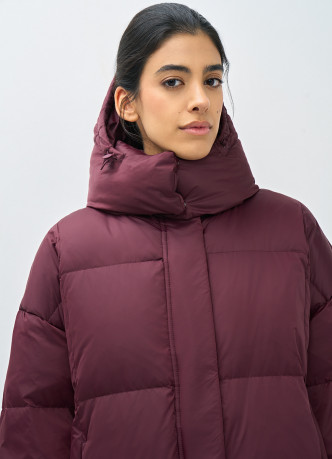 Пуховик с капюшоном
