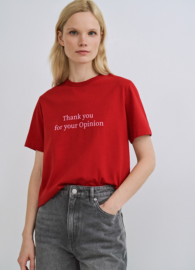 Футболка с принтом