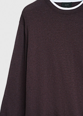 Джемпер с имитацией футболки