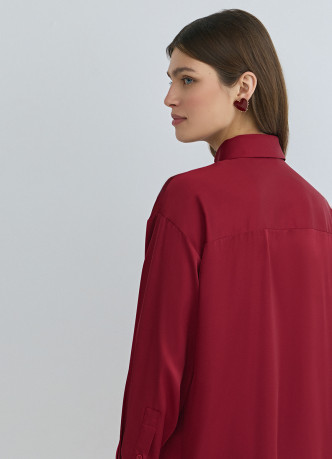 Блузка из сатина