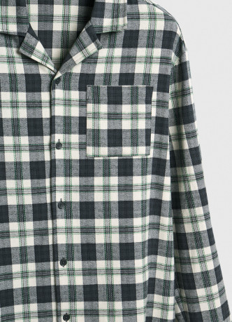 Рубашка пижамная в клетку