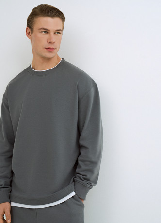 Свитшот с имитацией футболки