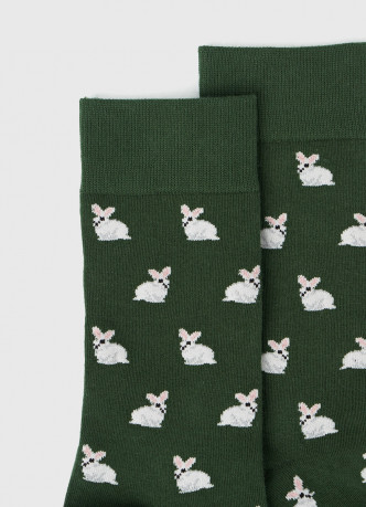 Носки с жаккардовым рисунком