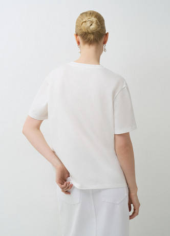 Футболка из мерсеризованного хлопка