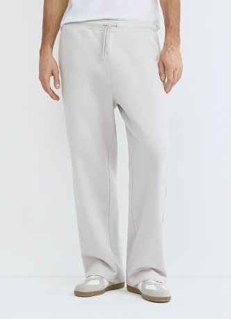 Трикотажные прямые брюки