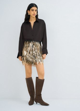 Сатиновая блузка