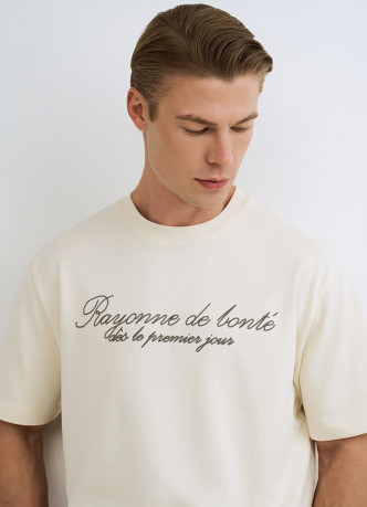 Футболка с текстовым принтом