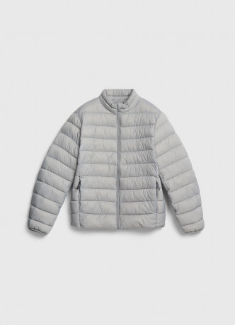 Утеплённая лёгкая куртка с воротником-стойкой