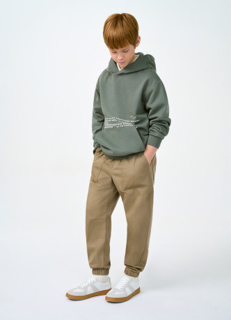 Брюки с эластичным поясом для мальчиков